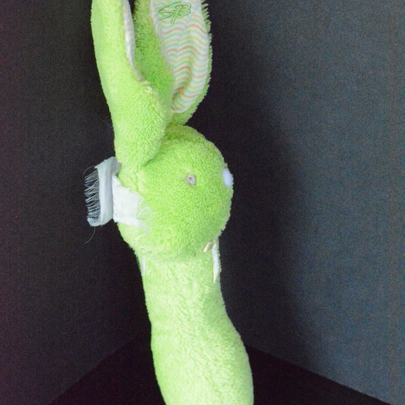 Stephan Baby Plush Bunny Hand Stick Rattle Toy - Picture 6 of 8